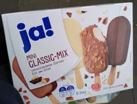 Mängden socker i JA! Mini Classic-Mix 12 Stück