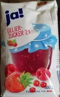 Mängden socker i Gelierzucker