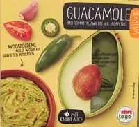 Mängden socker i Guacamole - würzig - mit Knoblauch