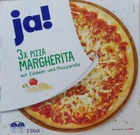 Mängden socker i 3x Pizza Margherita