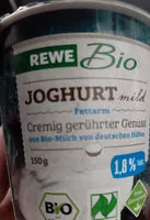 Mängden socker i Rewe Bio Joghurt mild 1,8 %