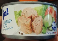 Mängden socker i Thunfisch Filets im eigenen Saft