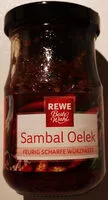 Mängden socker i Sambal Oelek feurig scharfe Würzpaste