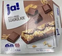 Mängden socker i Musli-riegel Shokolade