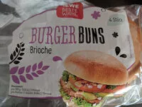 Mängden socker i Burger Buns Brioche