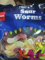 Mängden socker i sour worms