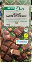 Mängden socker i Vegan ganze Haselnuss