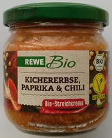 Mängden socker i Bio-Streichcreme Kichererbse, Paprika, Chili