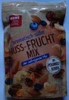 Mängden socker i Aromatisch-süßer Nuss-Frucht Mix