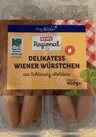 Mängden socker i Delikatess Wiener Würstchen