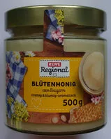 Mängden socker i Blütenhonig