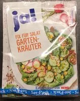 Mängden socker i Fix für Salat Gartenkräuter