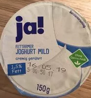 Mängden socker i Fettarmer Joghurt Mild cremig gerührt