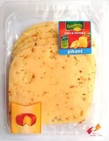 Mängden socker i Almzeit Alpenkäse Chili & Paprika