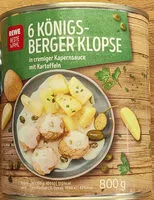 Mängden socker i 6 Königsberger Klopse