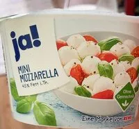 Mängden socker i Ja! Mini Mozzarella
