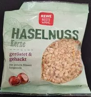 Mängden socker i Haselnuss Kerne geröstet & gehackt