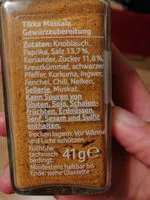 Mängden socker i Tikka Massala