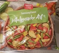 Mängden socker i Gemüsepfanne "italienische Art"