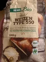 Mängden socker i Weizenmehl Bio T 550