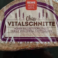 Mängden socker i Chia vitalschnitte