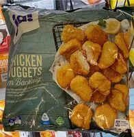 Mängden socker i Chicken Nuggets im Backteig