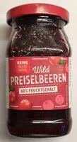 Mängden socker i Wild Preiselbeeren
