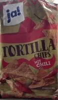 Mängden socker i Tortilla Chips mit Chili