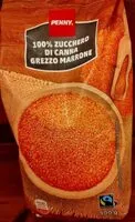 Mängden socker i 100% zucchero di canna grezzo marrone