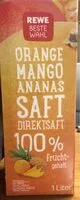 Mängden socker i Orange Mango Ananas Saft