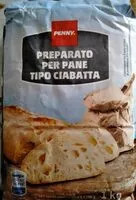 Mängden socker i Preparato per pane tipo ciabatta