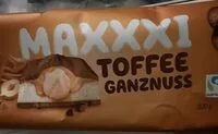 Mängden socker i Maxxxi Toffee Ganznuss