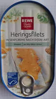 Mängden socker i Heringsfilets in Senfcreme nach Dijon-Art