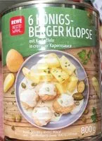 Mängden socker i 6 Königs-berger Klopse