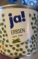 Mängden socker i Erbsen sehr fein