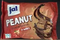 Mängden socker i Peanut Schokoriegel 13 Minis