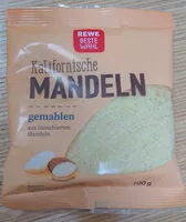 Mängden socker i Kalifornische Mandeln