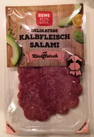 Mängden socker i Kalbfleisch Salami mit Rindfleisch