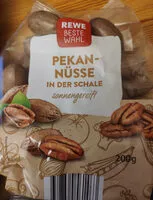 Mängden socker i Pekannüsse in der Schale