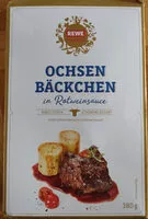 Mängden socker i Ochsenbäckchen in Rotweinsauce