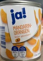 Mängden socker i Mandarinorangen