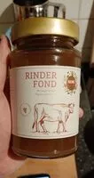 Mängden socker i Rinder Fond