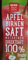 Mängden socker i Apfel birnen saft naturtrüb direktsaft 100%