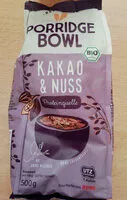 Mängden socker i Porridge Bowl Kakao & Nuss