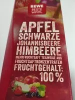 Mängden socker i REWE Beste Wahl Apfel Schwarze Johannisbeere Himbeere