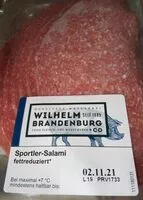 Mängden socker i Sportler Salami fettreduziert