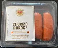 Mängden socker i Chorizo Duroc