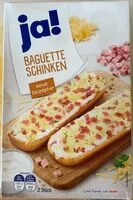 Mängden socker i Baguette schinken