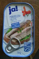 Mängden socker i Makrelenfilets im eigenen Saft