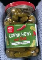 Mängden socker i Cornichons mit Chili